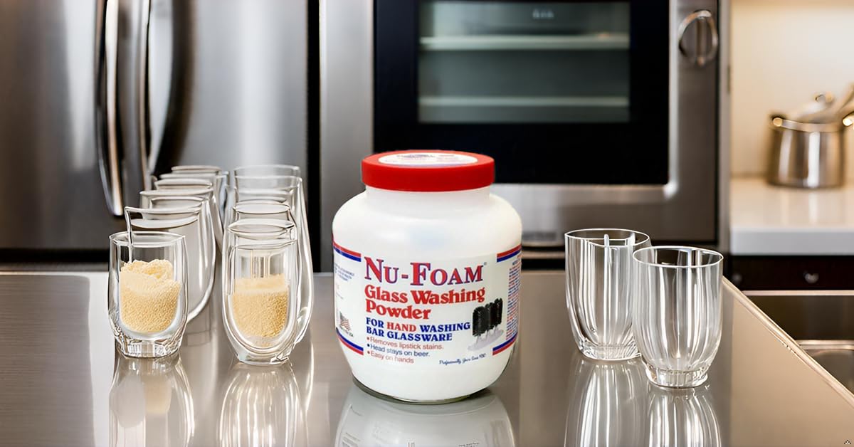 Amazon.com: Nu-Foam Glass Washing Powder - Detergent for Bar